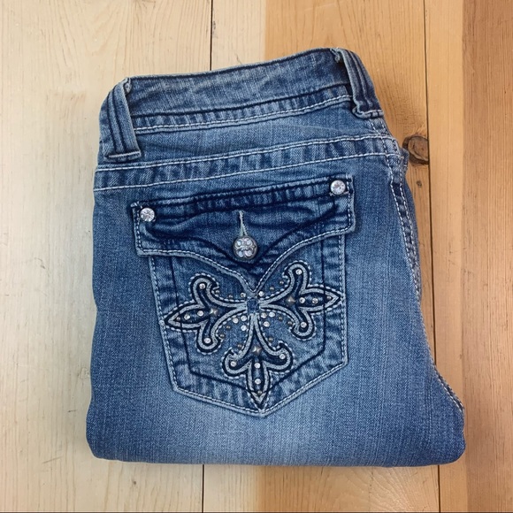 Miss Me JP5335B Boot cut light blue jeans size 30 - Picture 2 of 15